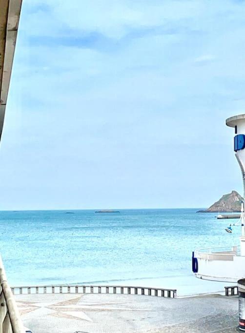 Les Bains Studio Vue Mer Pleneuf-Val-Andre Kültér fotó